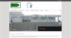 Desktop Screenshot of maquinadoslibra.com