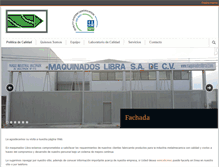 Tablet Screenshot of maquinadoslibra.com